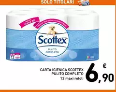 Scottex - Carta Igienica Pulito Completo