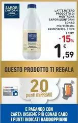 Conad - Sapori&Dintorni Latte Intero Prodotto Di Montagna 