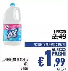 Ace - Candeggina Classica Ace - Candeggina Classica