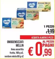 Mellin - Omogeneizzati Mellin - Omogeneizzati