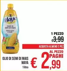 Maya - Olio Di Semi Di Mais Maya - Olio Di Semi Di Mais