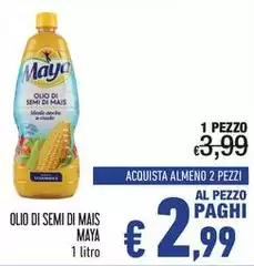 Maya - Olio Di Semi Di Mais Maya - Olio Di Semi Di Mais
