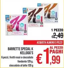 Kelloggs - Barrette Special K Kelloggs - Barrette Special K