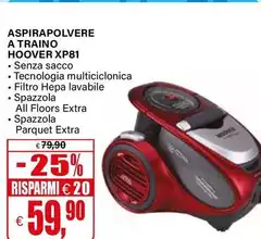 Hoover - Aspirapolvere A Traino XP81 