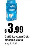 Lavazza - Caffè Dek Classico