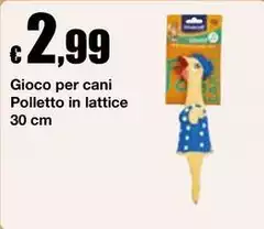 Gioco Per Cani Polletto In Lattice