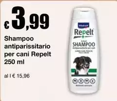 Vitakraft - Shampoo Antipartissitario Per Cani Repelt