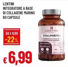 Lentini - Integratore A Base Di Collagene Marino Lentini - Integratore A Base Di Collagene Marino