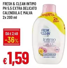 Fresh & Clean - Intimo Ph 5.5 Extra Delicato Calendula E Malva