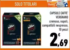 Vergnano - Capsule Caffe'
