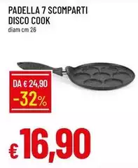 Padella 7 Scomparti Disco Cook