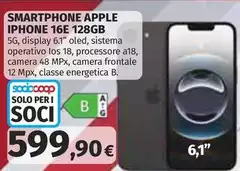 Apple - Smartphone Iphone 16E 128Gb