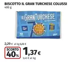 Colussi - Biscotto Il Gran Turchese
