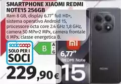 Xiaomi - Smartphone Redmi Note15 256GB Xiaomi - Smartphone Redmi Note15 256GB
