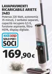 Ariete - Lavapavimenti Ricaricabile 2483