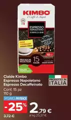 Kimbo - Cialde Espresso Napoletano Espresso Decaffeinato