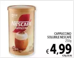 Nescafé - Cappuccino Solubile Nescafé - Cappuccino Solubile