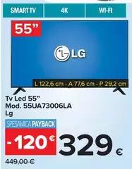 LG - Tv Led 55" Mod. 55UA73006LA