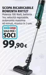 Rowenta - Scopa Ricaricabile RH1127
