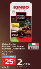 Kimbo - Cialde Espresso Napoletano Espresso Decaffeinato