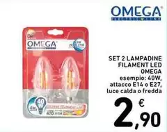 Omega - Set Lampadine Filament Led