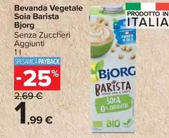 Bjorg - Bevanda Vegetale Soia Barista Bjorg - Bevanda Vegetale Soia Barista