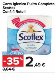 Scottex - Carta Igienica Pulito Completo