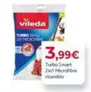 Vileda - Turbo Smart 2 In 1 Microfibre Ricambio