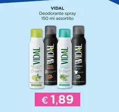 Vidal - Deodorante Spray