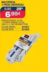 Bion - Multipresa 3 Prese Universali Bion - Multipresa 3 Prese Universali