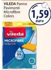 Vileda - Panno Pavimenti Microfibre Colors