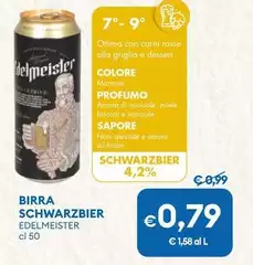Edelmeister - Birra Schwarzbier 