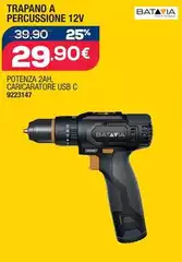 Batavia - Trapano A Percussione 12V Batavia - Trapano A Percussione 12V