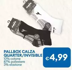 Pallbox Calza Quarter/Invisible