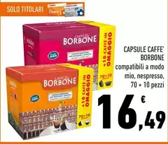 Caffe Borbone - Capsule Caffe'