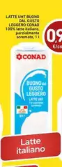 Conad - Latte UHT Buono Dal Gusto Leggero