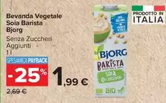 Bjorg - Bevanda Vegetale Soia Barista Bjorg - Bevanda Vegetale Soia Barista