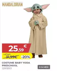 Costume Baby Yoda Preschool