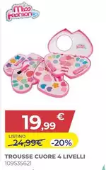 Miss Fashion - Trousse Cuore 4 Livelli