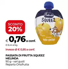 Melinda - Passata Di Frutta Squeez