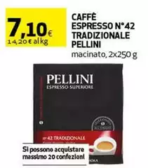 Pellini - Caffè Espresso N°42 Tradizionale Pellini - Caffè Espresso N°42 Tradizionale