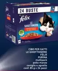 Purina - Cibo Per Gatti Le Ghiottonerie Felix Purina - Cibo Per Gatti Le Ghiottonerie Felix