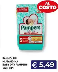 Pampers - Pannolini,Mutandina Baby Dry Pampers - Pannolini,Mutandina Baby Dry