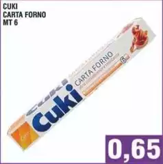 Cuki - Carta Forno Mt 6