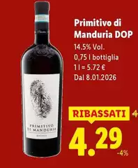 Primitivo Di Manduria DOP