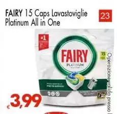Fairy - 15 Caps Lavastoviglie Platinum All In One Fairy - 15 Caps Lavastoviglie Platinum All In One