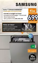 Samsung - DW60CG880B00ET Lavastoviglie A Scomparsa Totale Samsung - DW60CG880B00ET Lavastoviglie A Scomparsa Totale