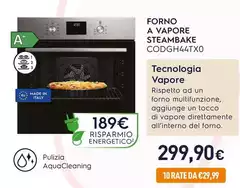 Electrolux - Forno A Vapore Steambake CODGH44TX0
