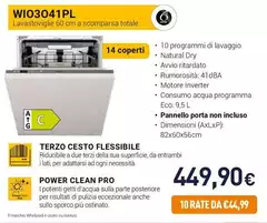 Whirlpool - Lavastoviglie Da Incasso WIO 3O41 PL Whirlpool - Lavastoviglie Da Incasso WIO 3O41 PL
