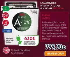 Aeg - Lavastoviglie Integrata Totale Glasscare FSE77707P Aeg - Lavastoviglie Integrata Totale Glasscare FSE77707P